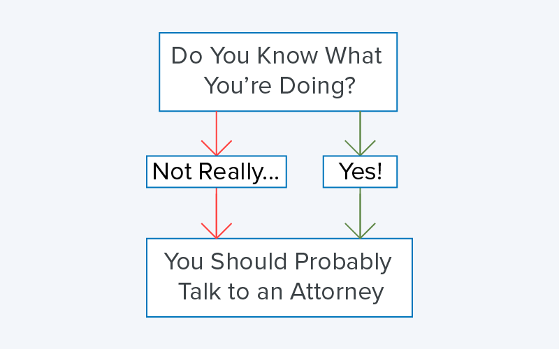 Do You Know What You're Doing - Hire an Attorney